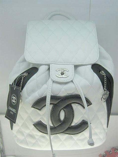 chanel backpack white|chanel backpack ioffer.